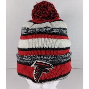 New Era NFL Atlanta Falcons Knit Pom Winter Beanie Hat Football Team Logo